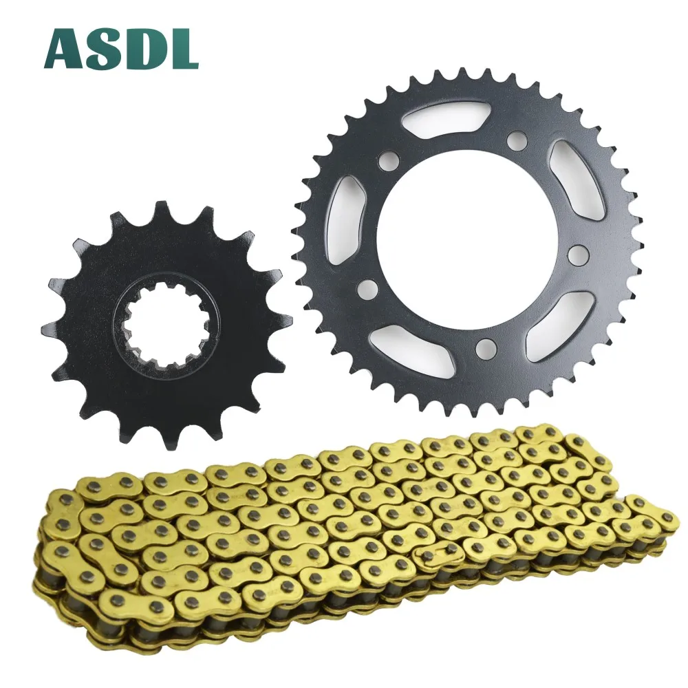 

Motorcycle Motor 525 Chain and 16T Front 42T Rear Sprocket Kit For HONDA CBF1000 F - GT CBF 1000 2016 16 42 Teeth