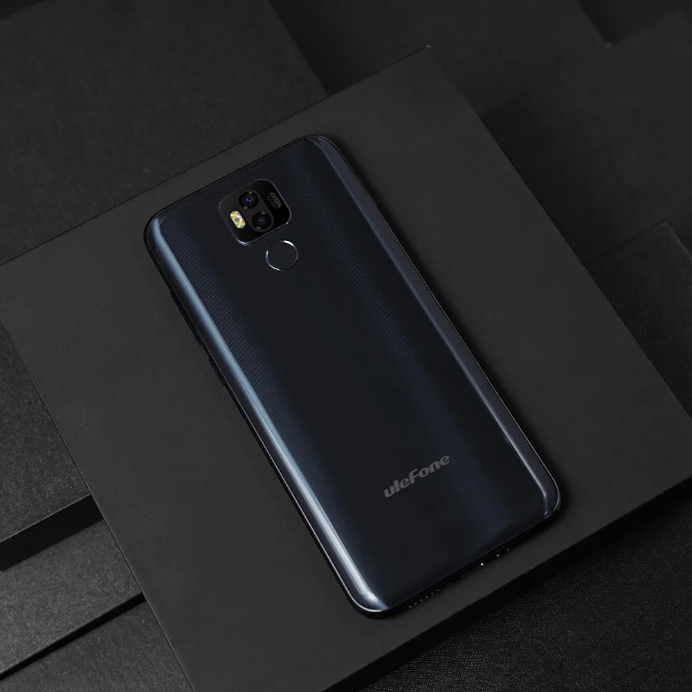 Ulefone power 6 4G LTE мобильный телефон Android 9,0 MTK6765V Восьмиядерный распознавание лица сканер отпечатков пальцев Смартфон 6,3 дюймов 4 Гб 64 Гб 5000 мАч 16