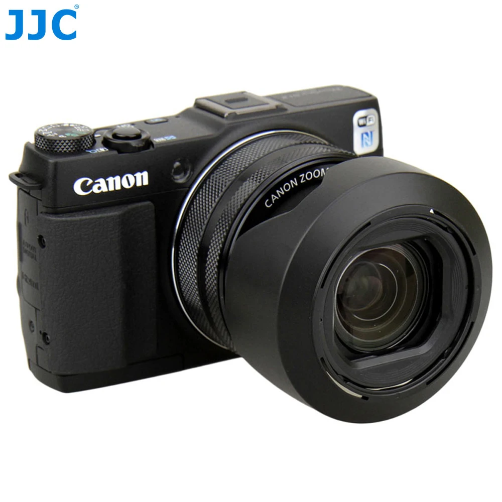 JJC LH-JDC80 байонетная реверсивная бленда объектива для Canon PowerShot G1X Mark II камера Заменяет Canon LH-DC80