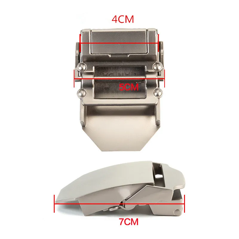 Металлический 40 мм ширина мужской тактический ремень пряжка сплав Материал для холст Джинсовый пояс DIY аксессуары для одежды