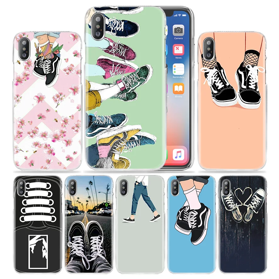 

Skateboard Shoes Case for iPhone XS Max XR X 10 7 7S 8 6 6S Plus 5S SE 5 4S 4 5C Clear Hard PC Fundas Capa Phone Cover Coque Hot