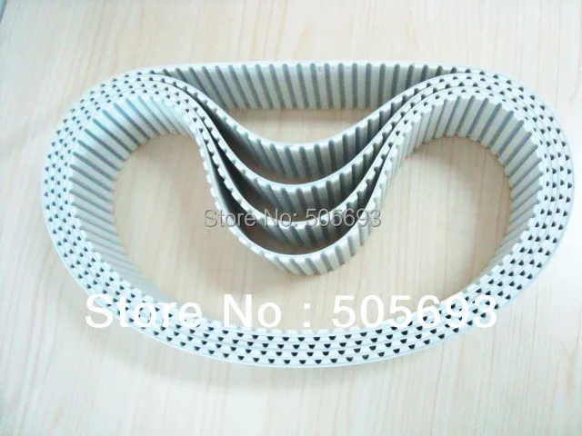 

AT10 closed PU with kevlar timing belt width 14mm belt length 1250mm sell by 5pcs/package