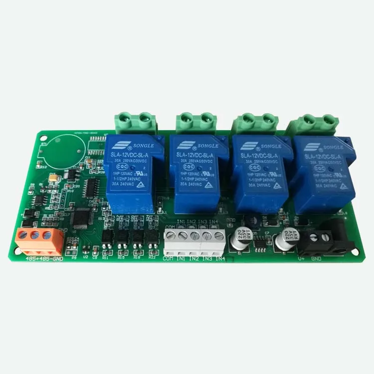 485 Bus 4 Switch Input 4 Relay Output Module 30A High Current