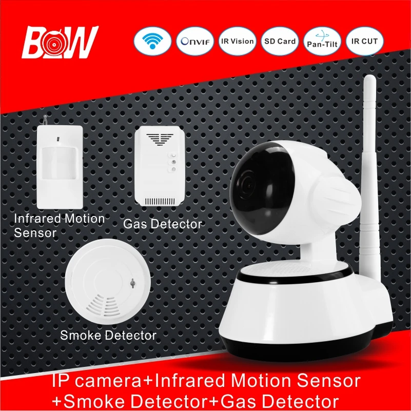 BW WiFi font b Camera b font IP font b Doors b font Sensor Infrared Motion