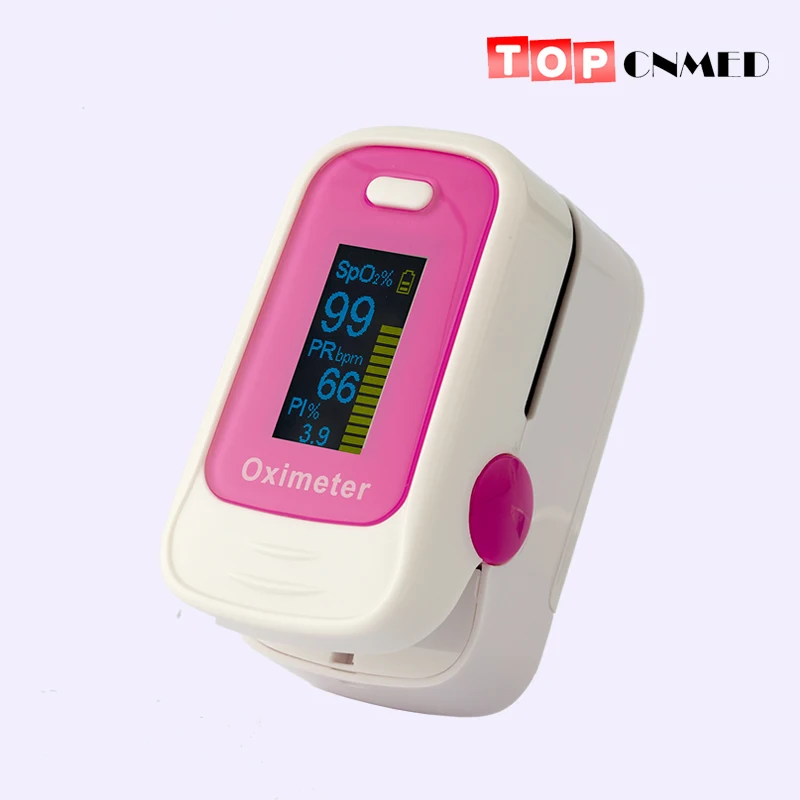 CE ISO Pulse Oximeter Monitor Visual Alarm Beep Sound SPO2 PR Memory
