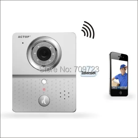 

ACTOP WIFI Wireless Doorbell Video Intercom system Security Camera Video Door Phone for Android IOS System Door Phone WIFI-601