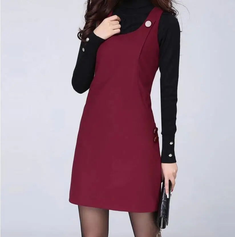 جديد أزياء المرأة الخريف وشتاء الشواية الصوفية سترة اللباس houndstooth و المريلة ألف طائر السلع الكبيرة الأحجام S-5XL جديد أزياء المرأة الخريف وشتاء الشواية الصوفية سترة اللباس houndstooth و المريلة ألف طائر السلع الكبيرة الأحجام S-5XL