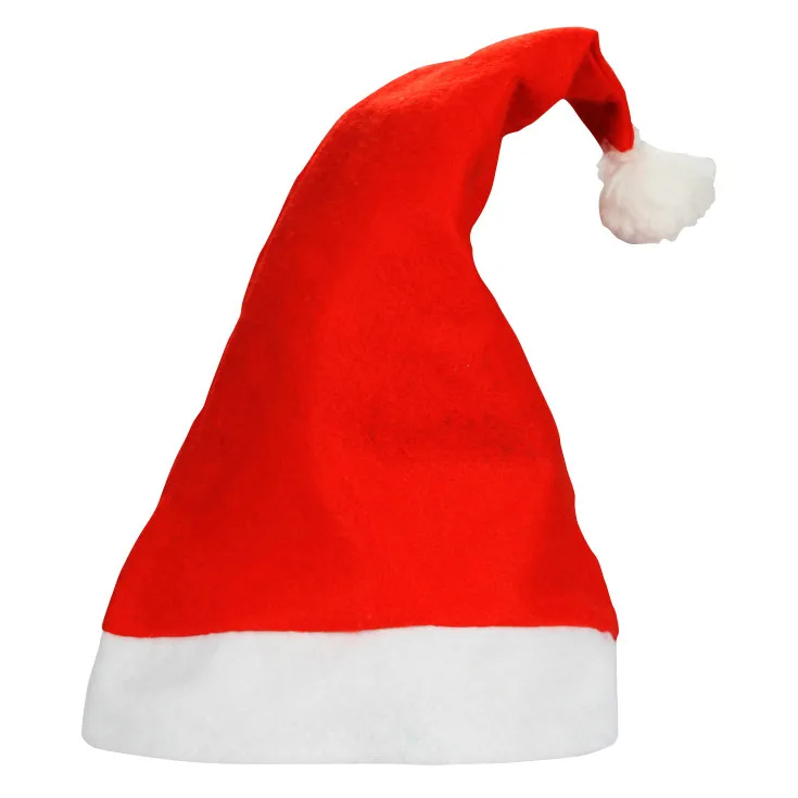 Рождественская шапка толстый Ультра мягкий плюш Санта Клаус Рождественская шапка Санты Клауса 1 шт. Новогоднее украшение