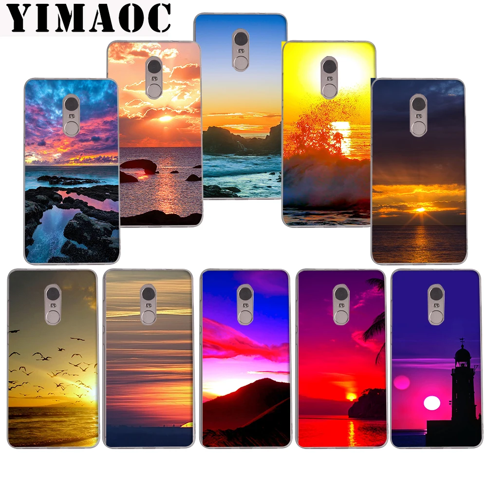 

YIMAOC 265z Sunset beautiful Soft Case for Xiaomi Mi a1 a2 f1 6 8 lite se mix 2s Redmi 5 6 6a S2 Plus 5A Note 5 6 Pro 4 X