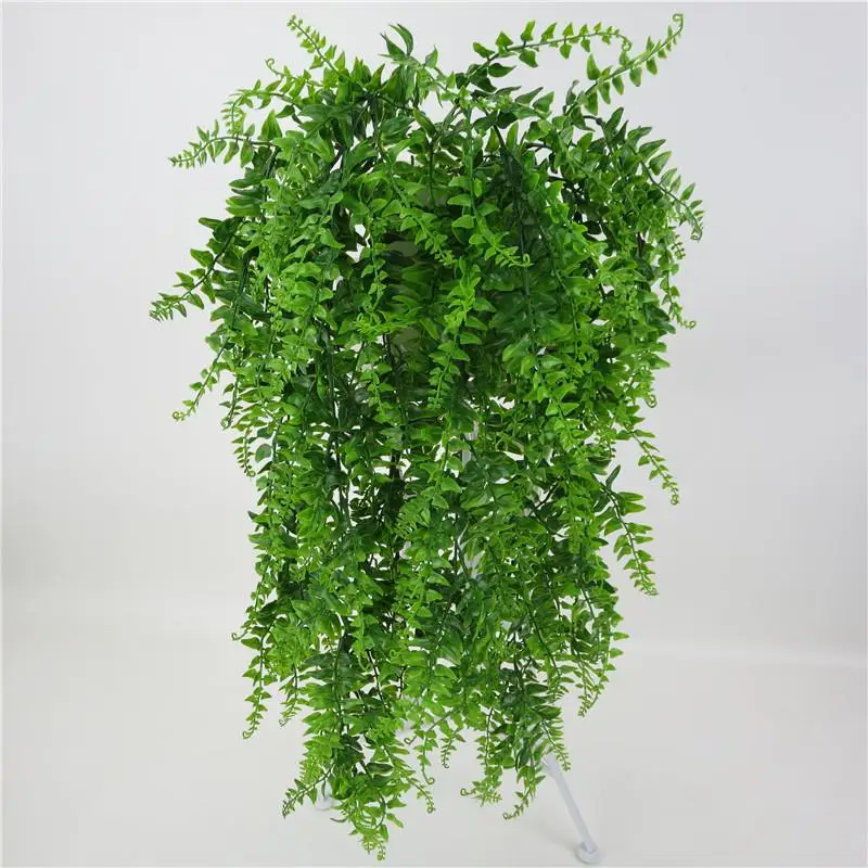 

Simulation Fern Grass Green Plant Artificial Fern Persian Leaves Flower Wall Hanging Plants Home Wedding Decoration