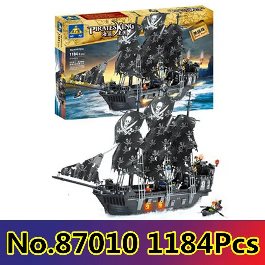 

Kaizi Model building kits compatible with lego ship pirates king 3D blocks Educational toys hobbies for children