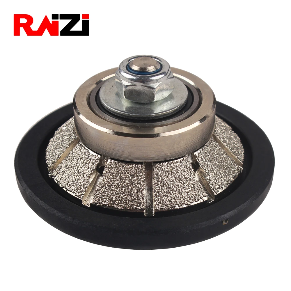 Raizi Vacuum Brazed Hand Profiler Wheel Bevel 5-20 mm Diamond Profile Grinding Wheel For Angle Grinder On Granite Marble Stone Raizi Vacuum Brazed Hand Profiler Wheel Bevel 5-20 mm Diamond Profile Grinding Wheel For Angle Grinder On Granite Marble Stone
