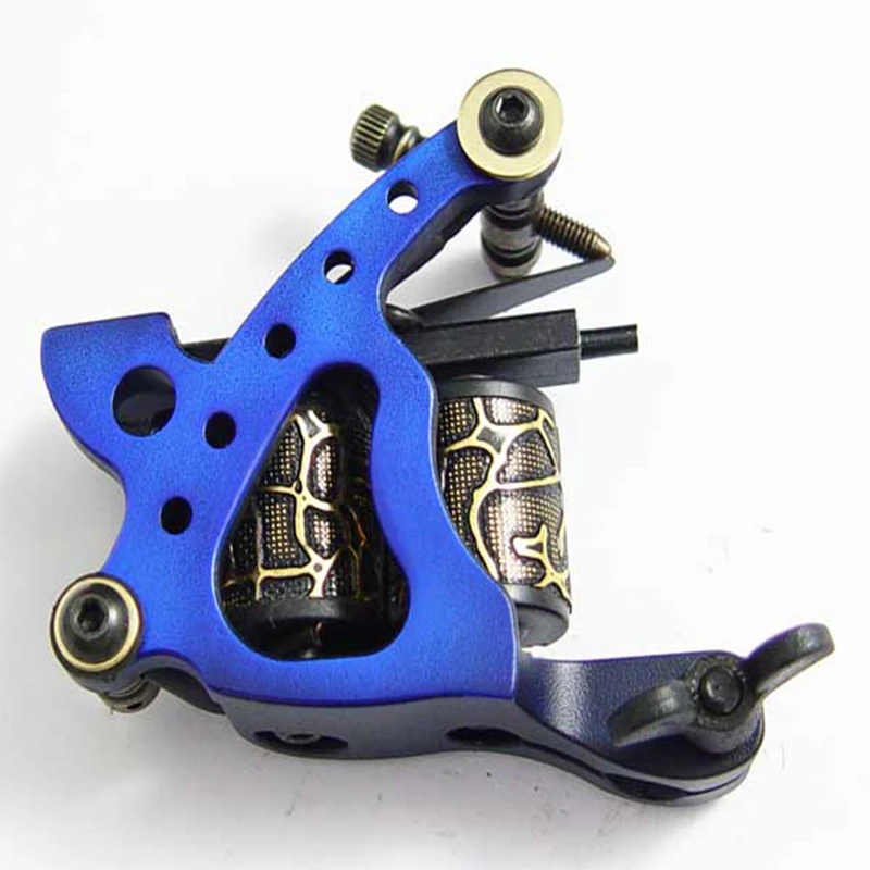 10 Wrap Coils Permanent Tattoo Machine Shader &amp Liner Carbon Steel Rotary Assorted Tatoo Motor Gun Instrument Tools tattoo | Красота и