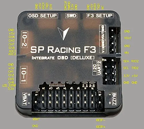 F17801 Делюкс барометр/MAG PRO SP Racing F3 Контроллер полета интегрировать OSD с защитным чехлом для DIY FPV Мультикоптер