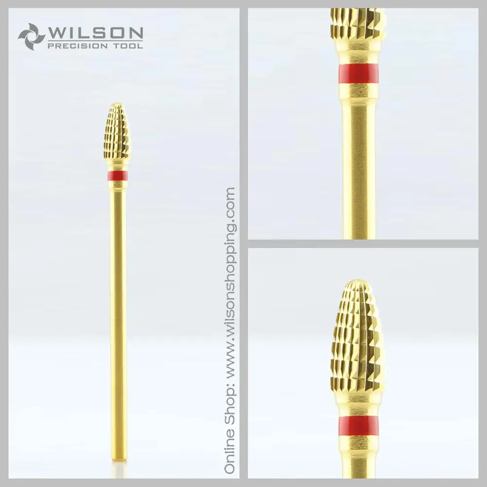 

Mini Cone - Fine - Gold/Silver - WILSON Carbide Nail Drill Bit