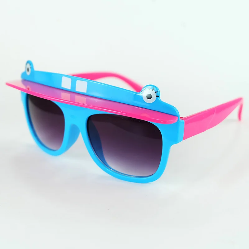 2018 новые детские Солнцезащитные очки для женщин специальные животных Дизайн Прекрасная лягушка Стиль Рамки с козырьком Функция
