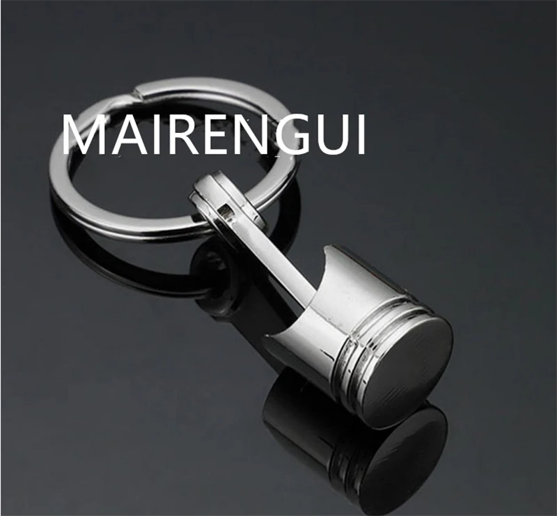 

Modified car spark plug piston keychain styling car key chain for BMW Audi Volvo Jeep Volkswagen Ford Toyota hyundai keyring men