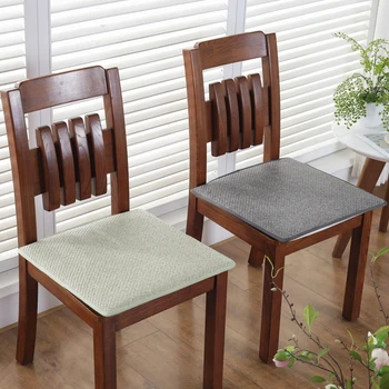 

2019 New Removable Rattan Mat Chair Cushion With Zipper Solid Seat Cushion Floor Mat For Dining Chair Non-Slip Chair Cushions