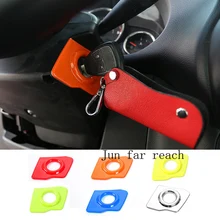 ABS Car Engine Start Stop Ignition Key Cover Ring Trim for Jeep Wrangler/Compass/Patriot