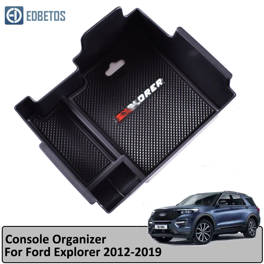 

Explorer Armrest Box for Ford Explorer 2011-2019 Center Console Organizer Tray for Explorer Holder Case 2014 2015 2016 2017 2018