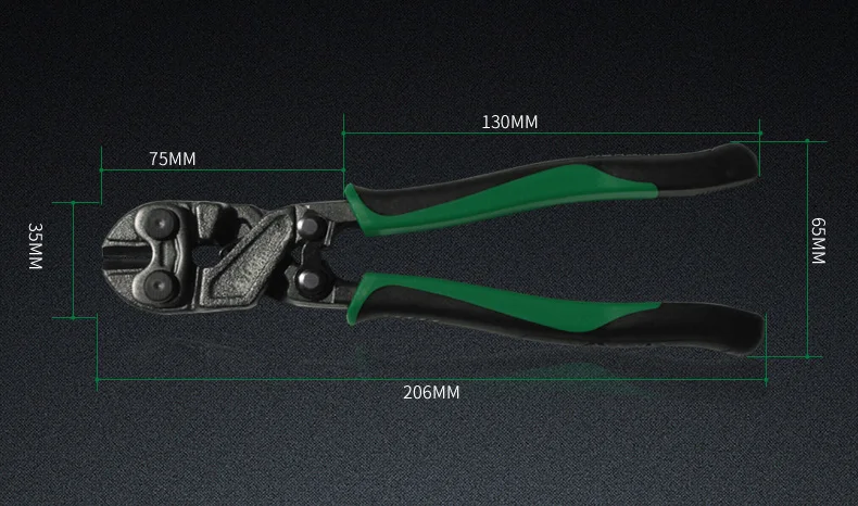 LAOA " болт клипер Cr-Mo Стальные кусачки для проволоки, экономные плоскогубцы, круглые Носовые Ножницы