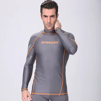 

Womens Mens Summer Surfing Diving Skin Swimwear Rash Guard Long Sleeve Shirt Top Free Shipping