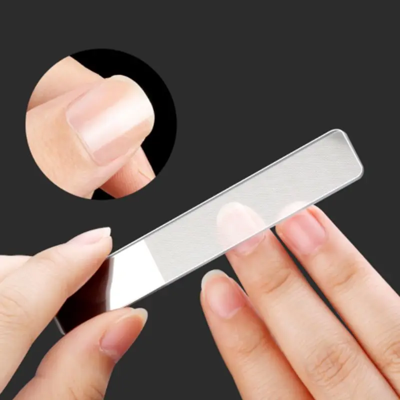 

Professional Durable Nano Glass Nail Buffer File Shiner Manicure Files Nail Art Nail Polish Nails Accessoires 9*1.3*0.2cm