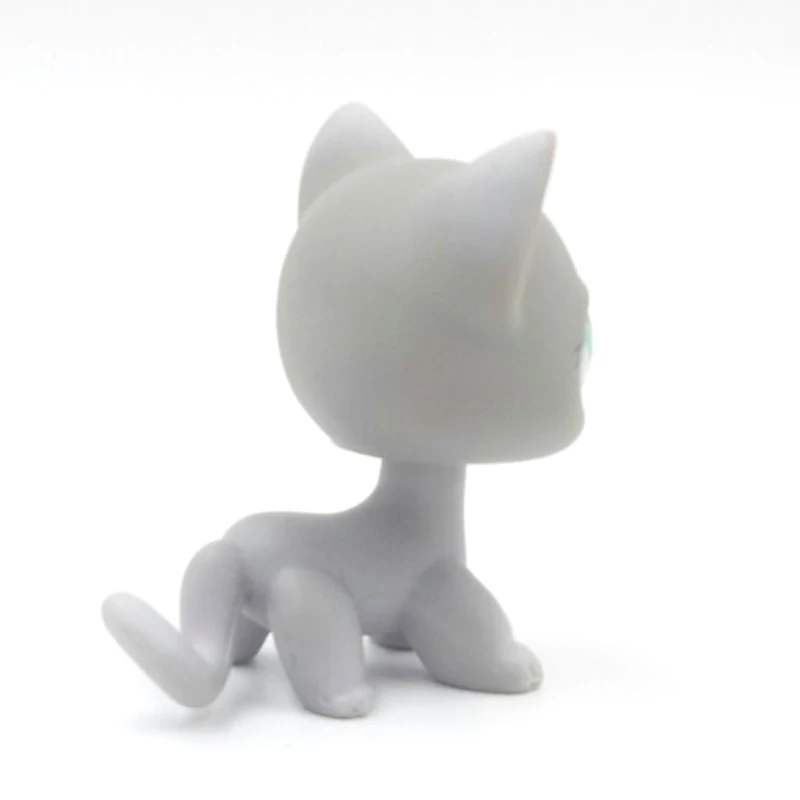 LPS кошка из коллекции pet shop оригинальные игрушки #126 с короткой шерстью серый