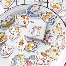 45 шт./корт. Мой кот Декоративные наклейки Клейкие для