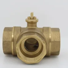 3-ходовой шаровой кран из латуни DN15 DN20 DN32 DN40