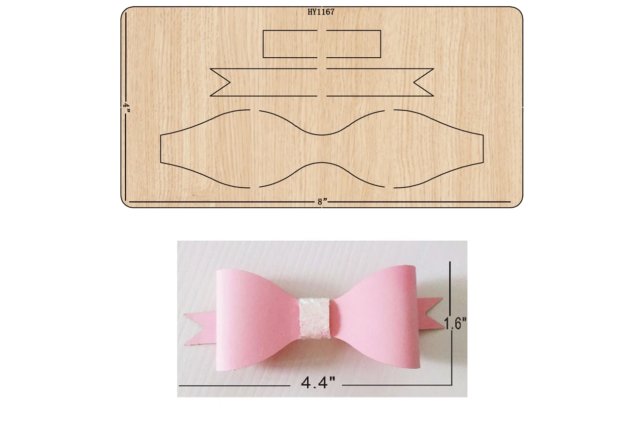 

bow cutting dies 2019 new die cut &wooden dies Suitable for common die cutting machines on the market