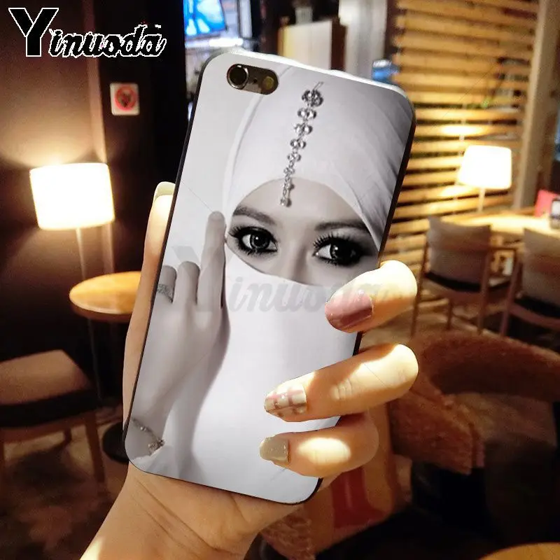 Muslim islamic gril eyes