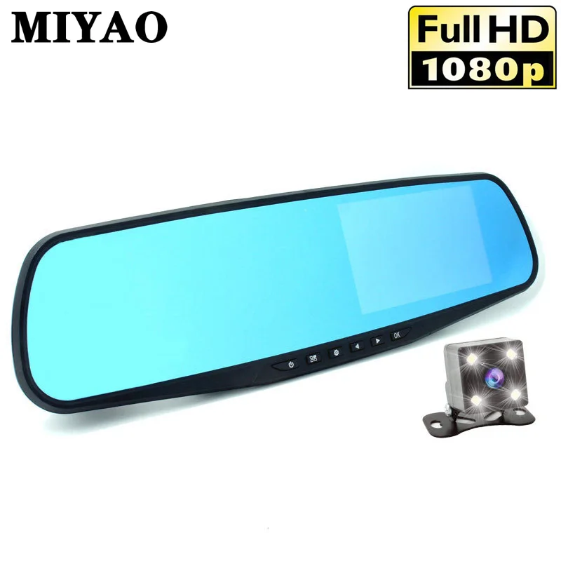 

Car DVR Rearview Mirror HD 1080P 4.3 Inches Vehicle Camera Dash Cam Dvrs Registrator Car Cam Night Vision Video Recorder Dashcam
