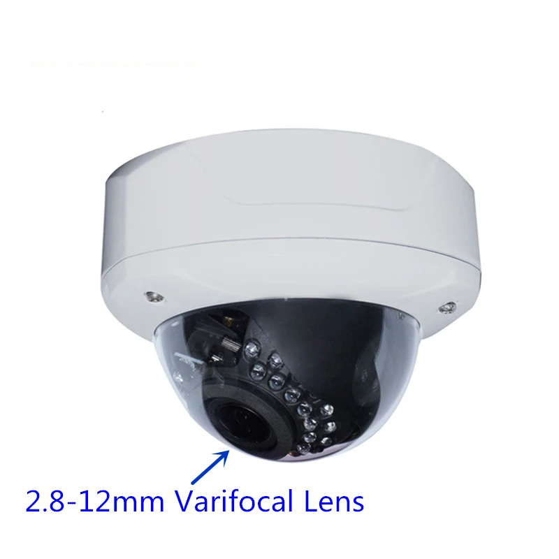 SUCAM 30 Meters Infrared 4MP IP Security Camera Indoor Varifocal Motorized Lens Network IP Camera Dome POE CCTV Camera 4
