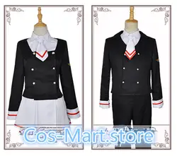 [Марта наличии] Cardcaptor Sakura Kinomoto и shaoran li четкие карты Косплэй костюм tokoyo школьная униформа новый аниме Бесплатная доставка