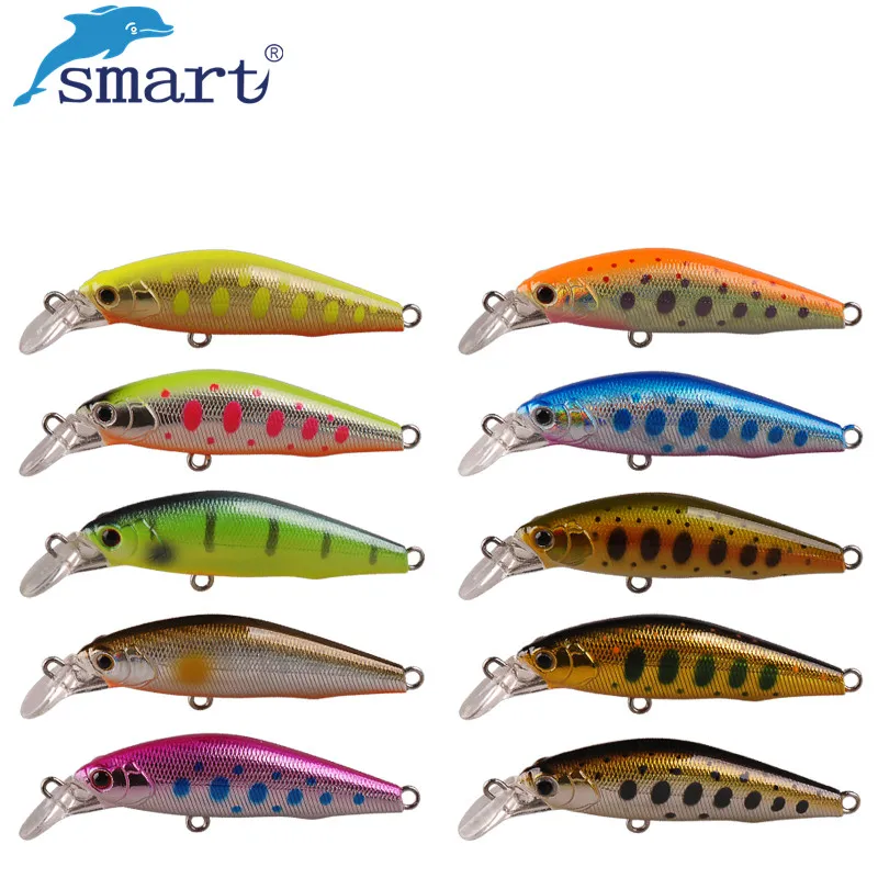 

Smart Minnow Fishing Lure 5cm 5.16g Sinking Hard Bait 3D Eyes Iscas Artificiais Para Pesca Leurre Dur Peche Carp Fishing Tackle