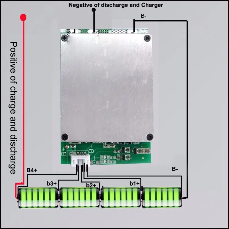 4S 12 В или 15 В и 14,6 в Lifepo4 батарея PCB с 100А ток заряда и разряда подходит для 4S Lifepo4 18650 батареи BMS