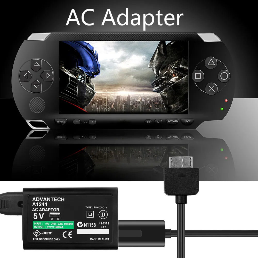 

Kebidu 5V AC Adapter+USB Data Charging Cable Cord EU/US Plug Home Charger Power Supply For Sony PlayStation Psvita PS Vita PSV