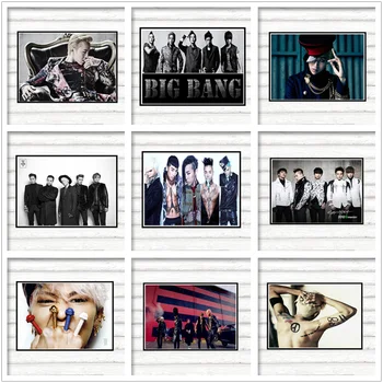 

G-dragon BIGBANG Posters Wall Stickers Home Decoration White Coated Paper