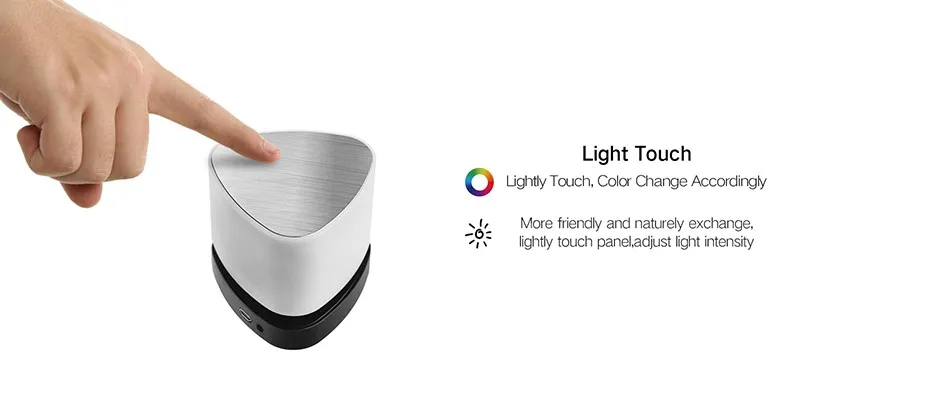 OVEVO FANTASY PRO Z1 SMART FOCUS LED SPEAKER LIGHT INTELLIGENT MULTI-COLOR LED TOUCH CONTROL LAMP BLUETOOTH 4 5