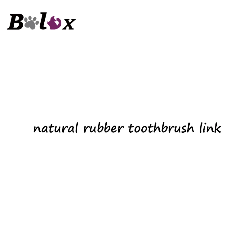 

Natural rubber Dog toothbrush