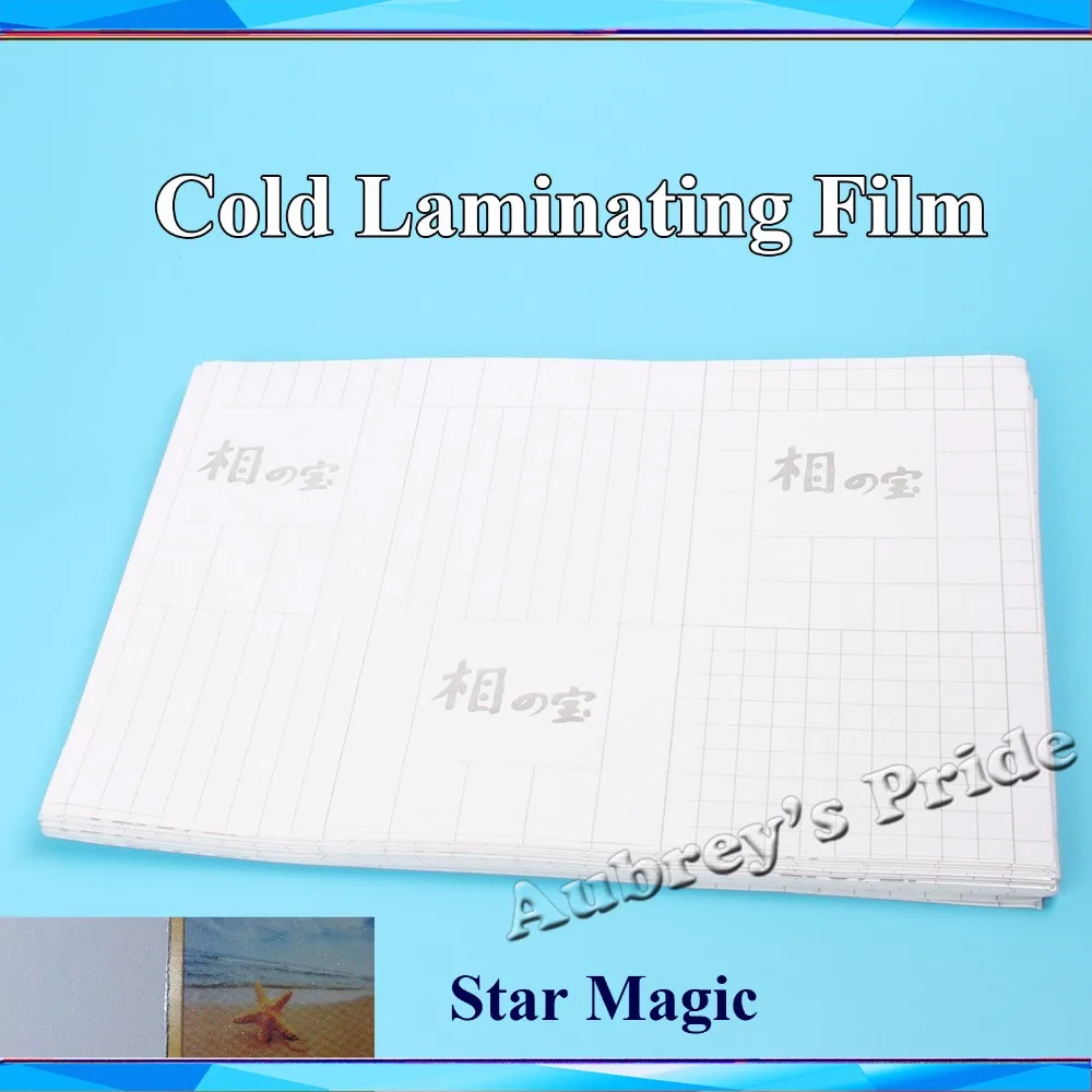 

Free Ship 50-100Pcs A4( 210x297MM) A5 A6 Glossy Satin Sticker PVC Cold Laminating Film Protect Photo For Cold Laminator
