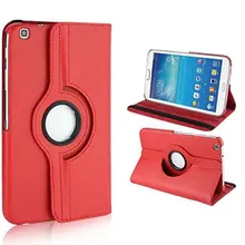 360 Rotating PU Leather Case for Samsung Galaxy Tab 3 8 0 T310 Cover Stand Function