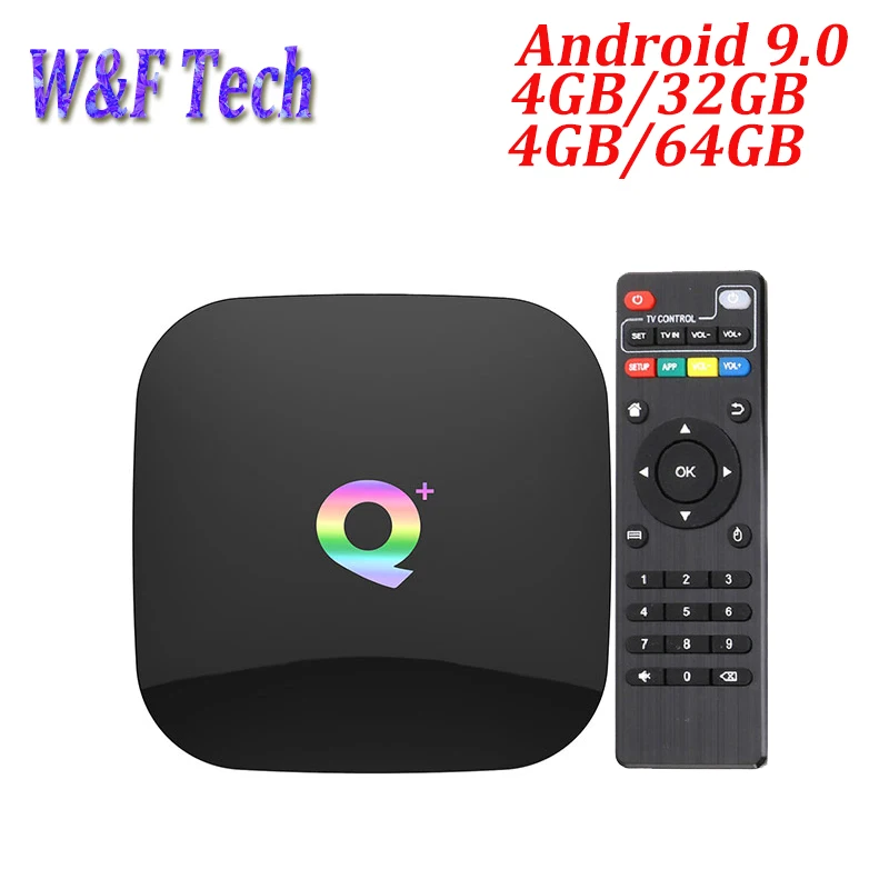 

Q Plus Smart TV Box Android 9.0 TV Box 4GB Ram 32GB 64GB Rom Allwinner H6 Quad Core 4K H.265 2.4G WIFI Set Top Box PK X96 MAX