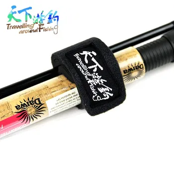 

4Pcs/Lot Lure Fishing Rod Belt 25.5*3.5cm Rod Strap Protector High Quality Suspenders Wrap Bundle Elastic Fishing Accessories