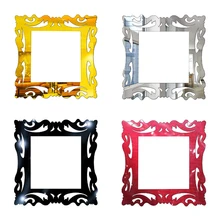 Акриловый переключатель гнездо защитная Фреска зеркальные наклейки на стену как гостиная спальня декоративная наклейка