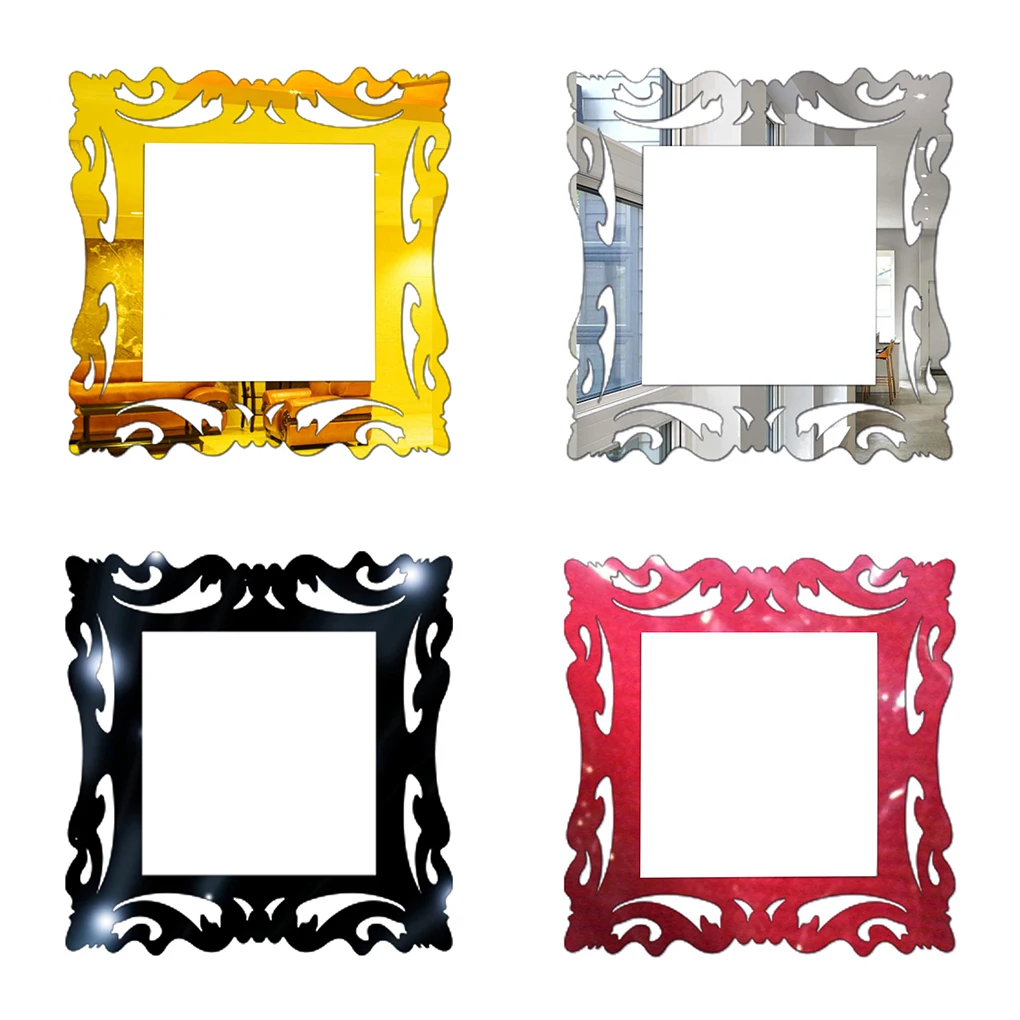 

Acrylic Switch Socket Protective Mural Wall Sticker Mirror Like Living Room Bedroom Decorative Decal