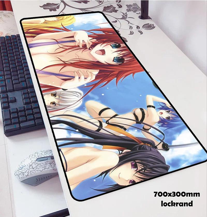 Высокая школа DXD коврики для мыши 70x30 см площадку для мышь Notbook коврик для компьютерной мышки милые игровой коврик для мыши геймер к