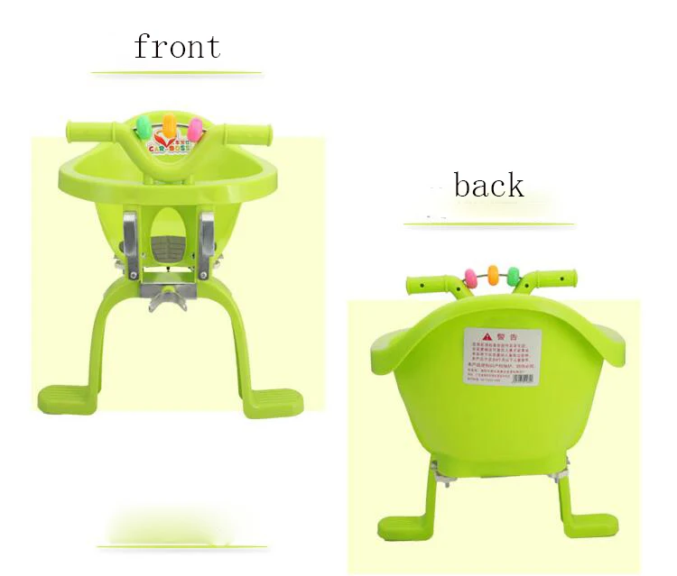 Дорожный складной велосипед Детские передние безопасные сиденья высокого качества материал Детский велосипедный стул