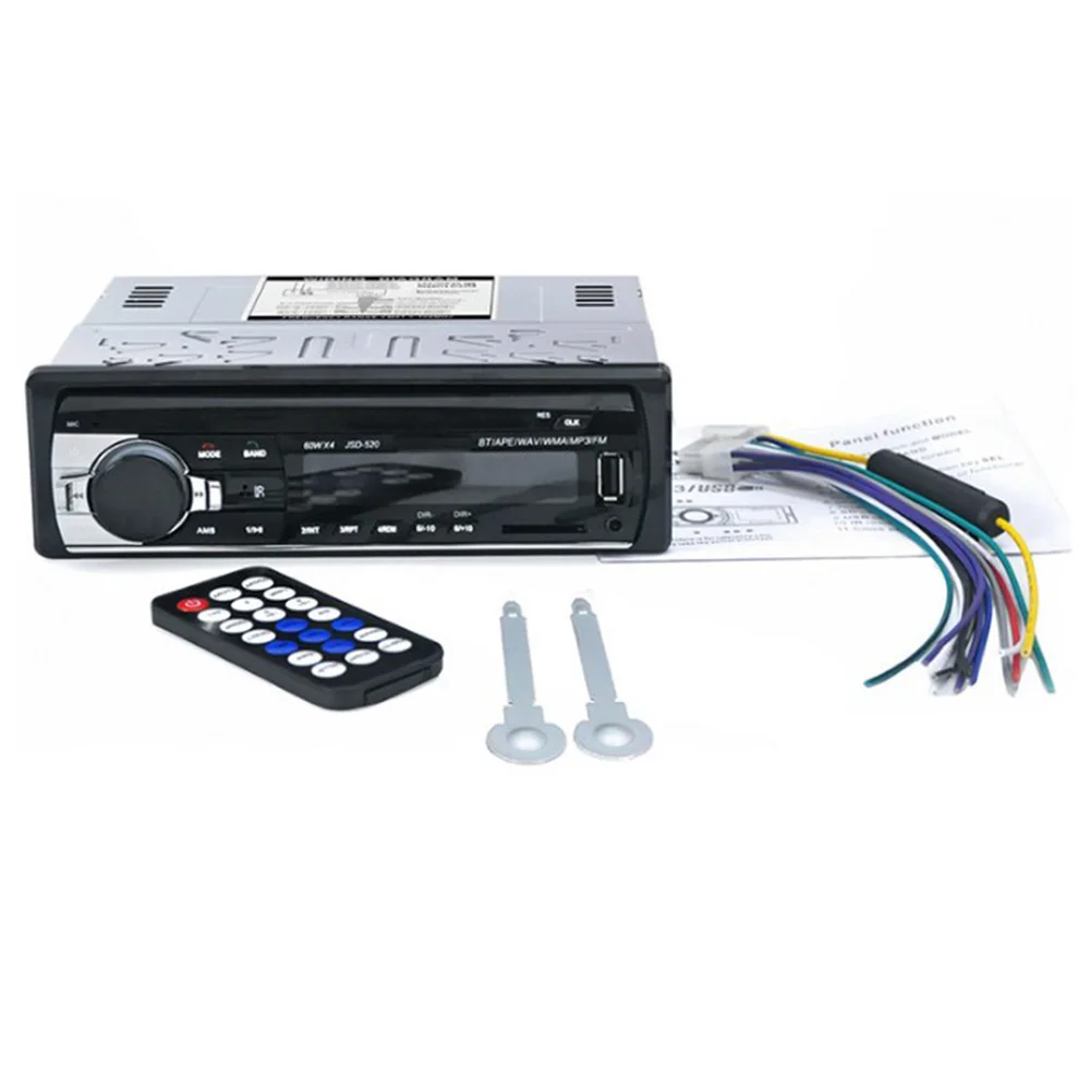 

12V Car Stereo FM Radio MP3 Audio Player Support Bluetooth Phone With USB/SD MMC Port Car Electronics 1 DIN Y40